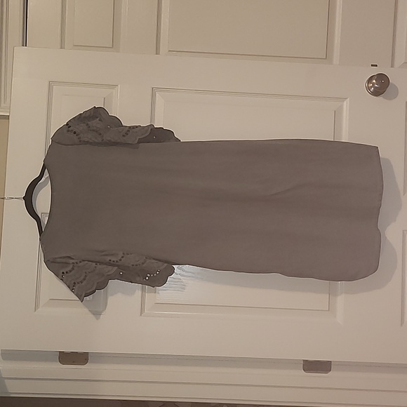 🎉HP🎉 L'ungo L'arno Slate Blue Dress - Picture 3 of 6